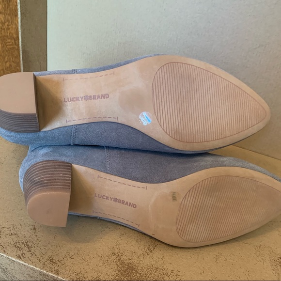 Lucky Brand Booties. Worn only a few times. Adorable with straight leg jeans. - Picture 4 of 6